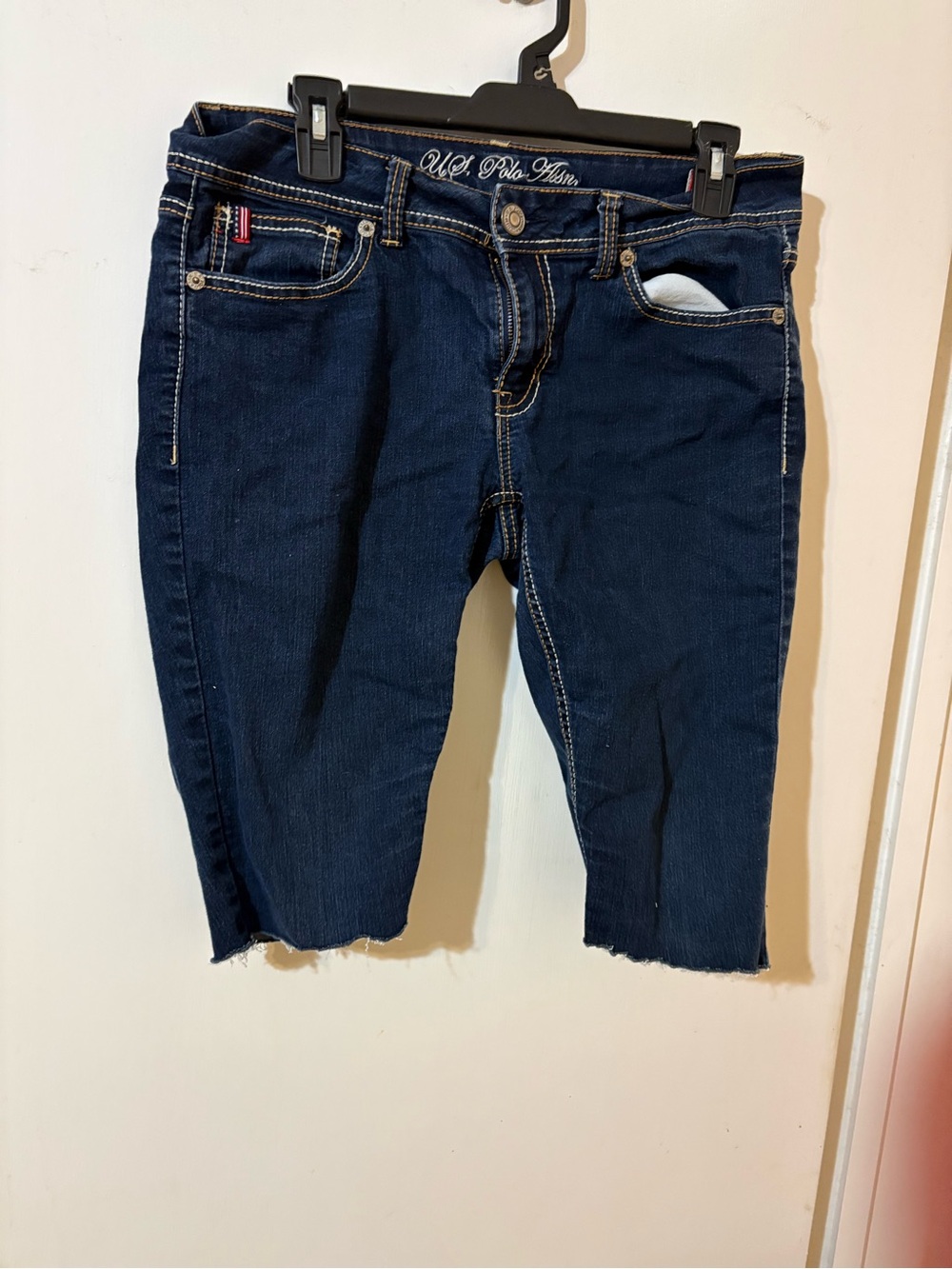 U.S. Polo Assn. Dark Blue Cropped Skinny Jeans